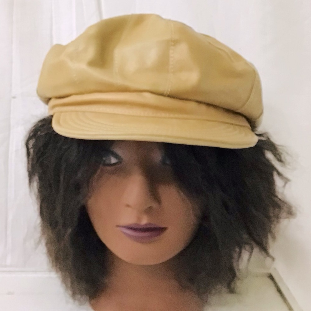 Wilson’s Leather Patchwork Cap Hat NWOT
